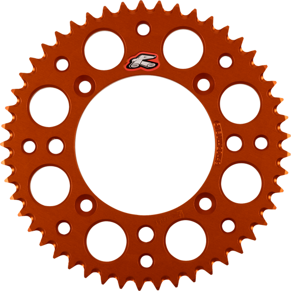 RENTHAL Rear Sprocket - Aluminum - 49 Tooth - Orange - KTM 518U-420-49GPOR