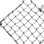 MOOSE OFFROAD Cargo Net - Adjustable - 15" x 15" - Black 50152-NM