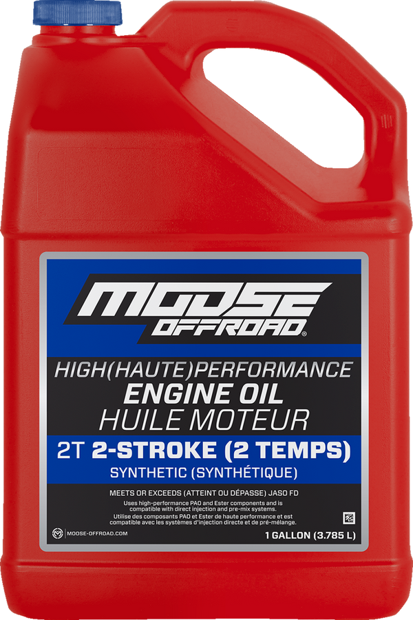 Moose Offroad 2-Stroke Synthetic Engine Oil - 1 US gallon 219384