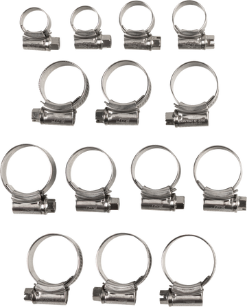 MOOSE OFFROAD Radiator Hose Clamp Kit - Honda CK HON-17
