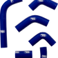 MOOSE OFFROAD OEM Fit Radiator Hose Kit - Blue - Kawasaki KAW-103-BU