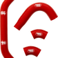 MOOSE OFFROAD OEM Fit Radiator Hose Kit - Red - KTM KTM-133-RD