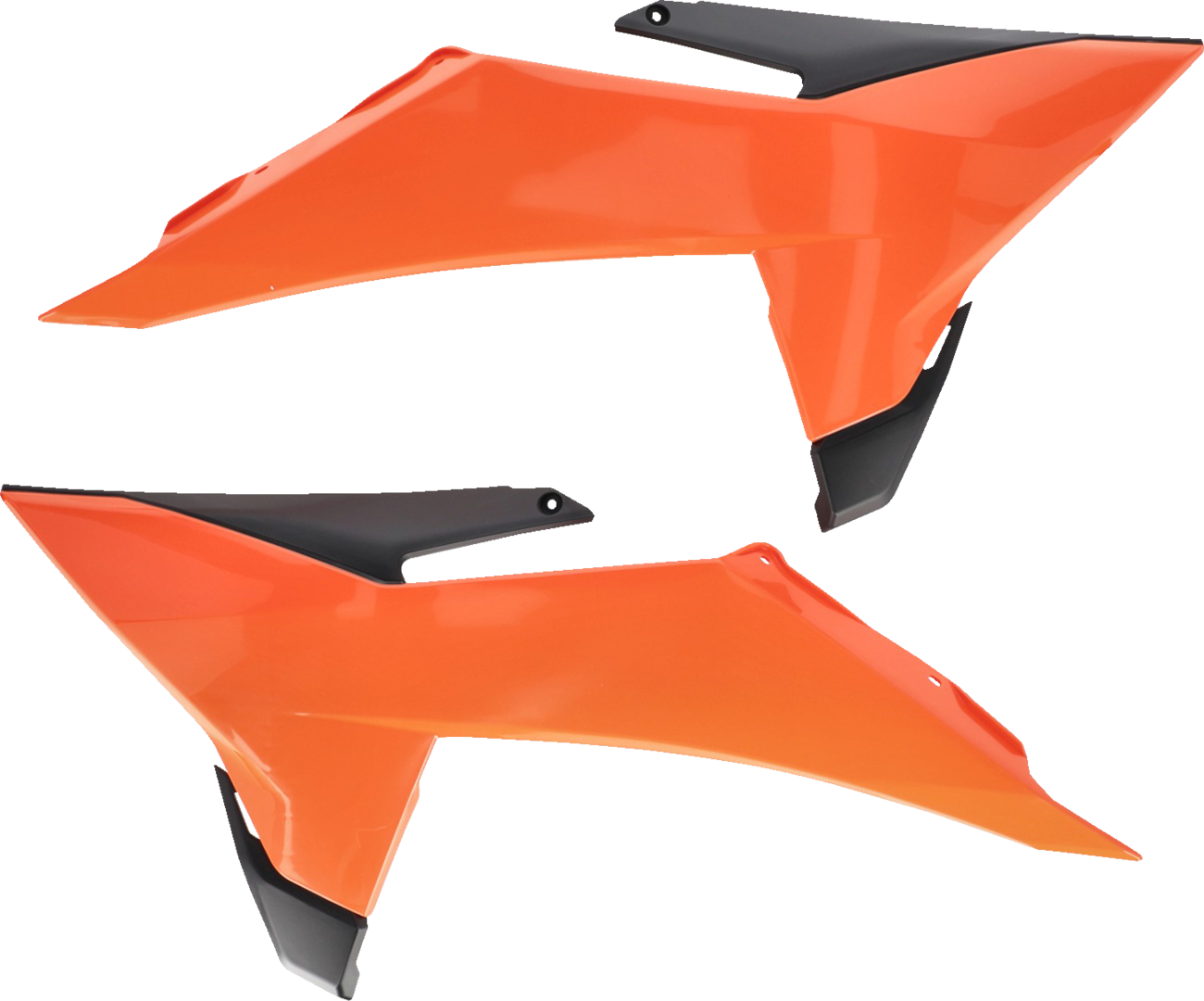ACERBIS Radiator Shrouds - Orange/Black 2986565225