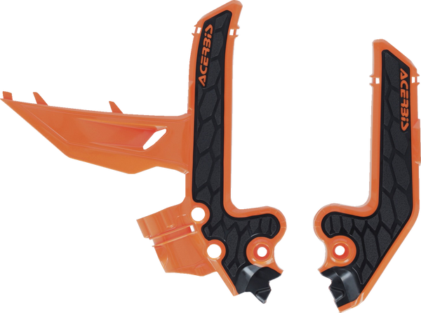Acerbis X-Grip Frame Guards - '16 OEM Orange/Black - SX85 | MC85 2986895225