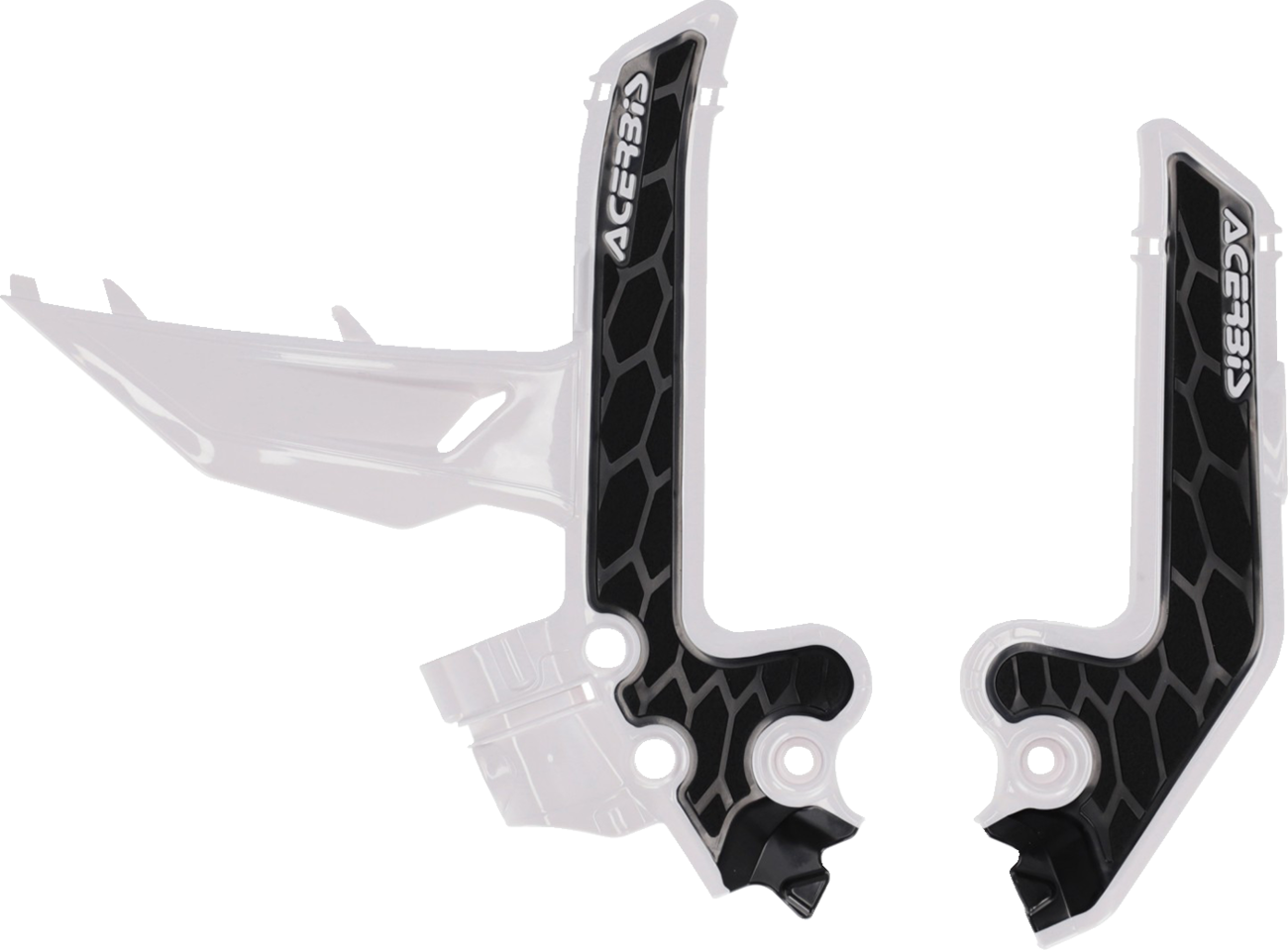 ACERBIS X-Grip Frame Guards - White/Black - SX85 | MC85 2986891035