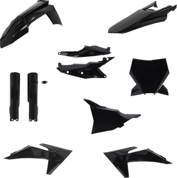 ACERBIS Full Body Kit - Black - KTM - SX/XC '23-'24 2986510001