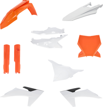 ACERBIS Full Body Kit - '24 OEM Orange/White/Black - KTM - SX/XC '23-'24 2986510275