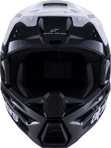 ALPINESTARS SM3 Helmet - Radium - Gloss Black/White/Gray - XS 8300826-1546-XS