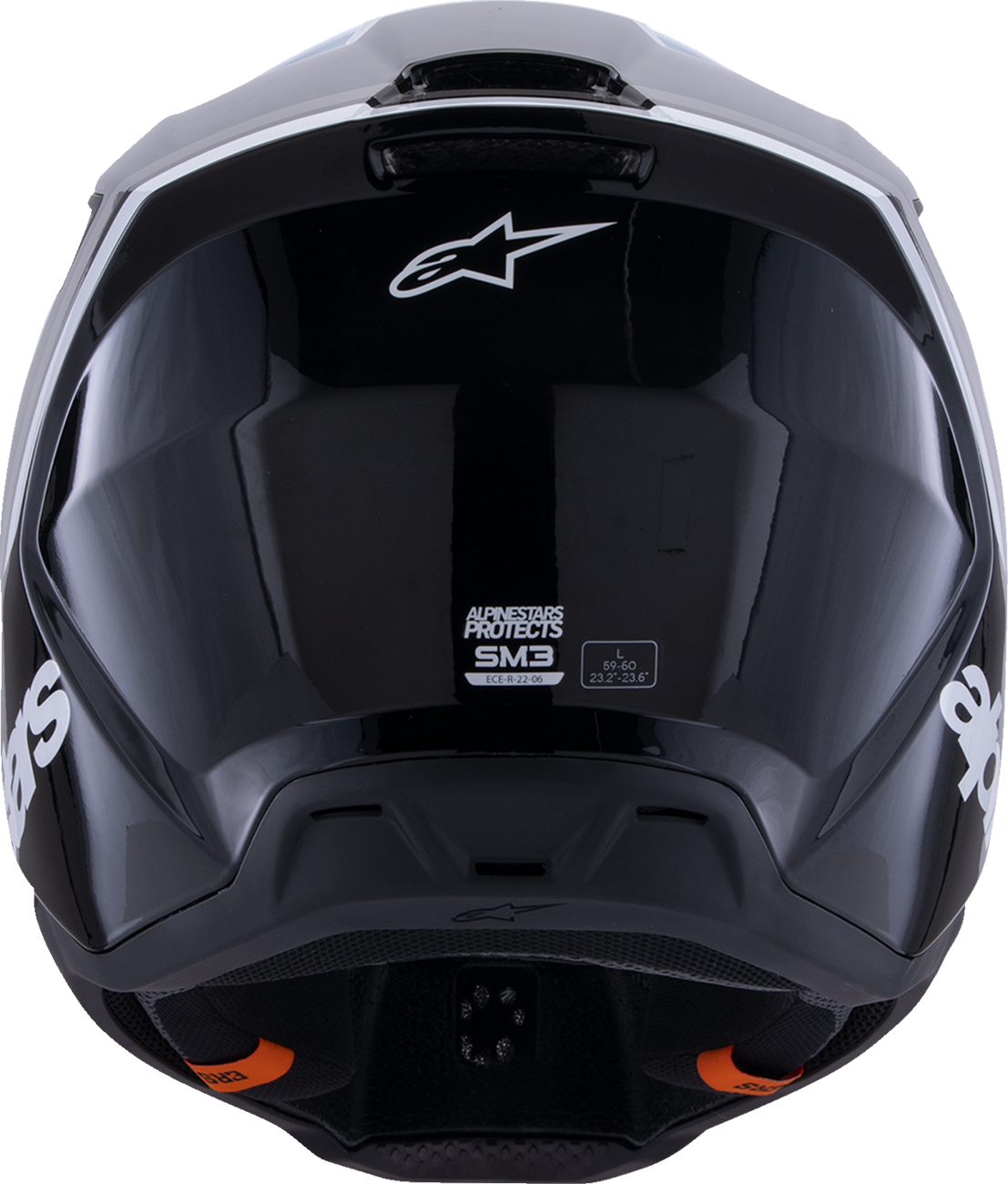 ALPINESTARS SM3 Helmet - Radium - Gloss Black/White/Gray - Medium 8300826-1546-M