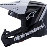ALPINESTARS SM3 Helmet - Radium - Gloss Black/White/Gray - Large 8300826-1546-L