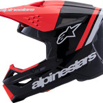 ALPINESTARS SM3 Helmet - Radium - Gloss Black/Red Fluo/White - XS 8300826-1553-XS