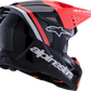 ALPINESTARS SM3 Helmet - Radium - Gloss Black/Red Fluo/White - XS 8300826-1553-XS