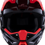 ALPINESTARS SM3 Helmet - Radium - Gloss Black/Red Fluo/White - Medium 8300826-1553-M