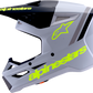 ALPINESTARS SM3 Helmet - Radium - Matte Gray/Black/Yellow Fluo - Large 8300826-9510-L