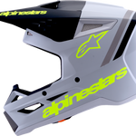 ALPINESTARS SM3 Helmet - Radium - Matte Gray/Black/Yellow Fluo - Large 8300826-9510-L