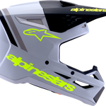 ALPINESTARS SM3 Helmet - Radium - Matte Gray/Black/Yellow Fluo - Medium 8300826-9510-M