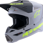 ALPINESTARS SM3 Helmet - Radium - Matte Gray/Black/Yellow Fluo - XL 8300826-9510-XL