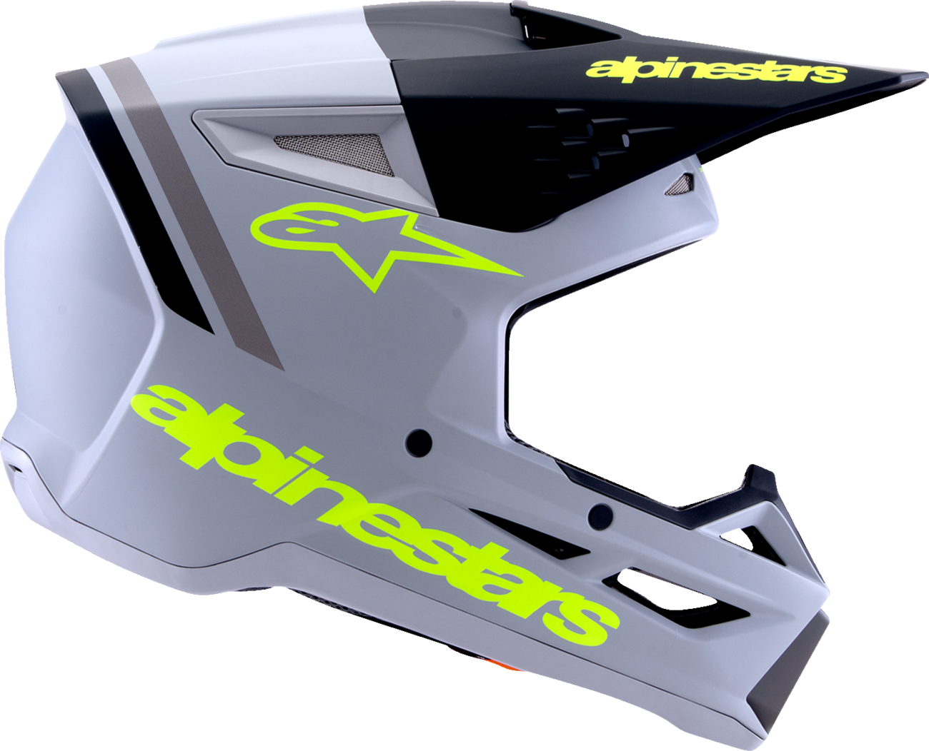 ALPINESTARS SM3 Helmet - Radium - Matte Gray/Black/Yellow Fluo - XL 8300826-9510-XL