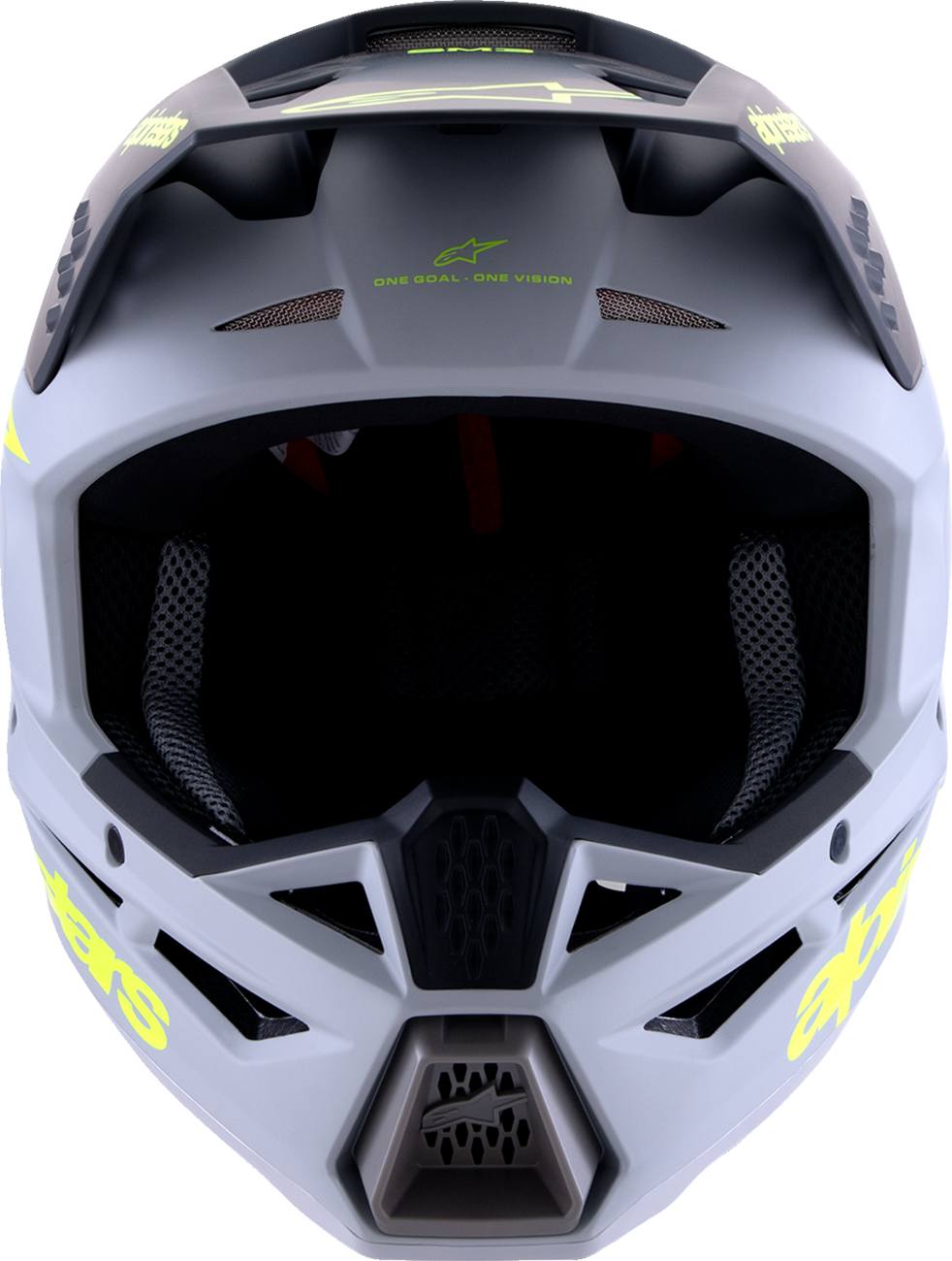 ALPINESTARS SM3 Helmet - Radium - Matte Gray/Black/Yellow Fluo - 2XL 8300826-9510-XXL