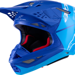 ALPINESTARS Supertech M10 Helmet - Flood - MIPS® - Blue/Black Carbon - Small 8301023-7282-S