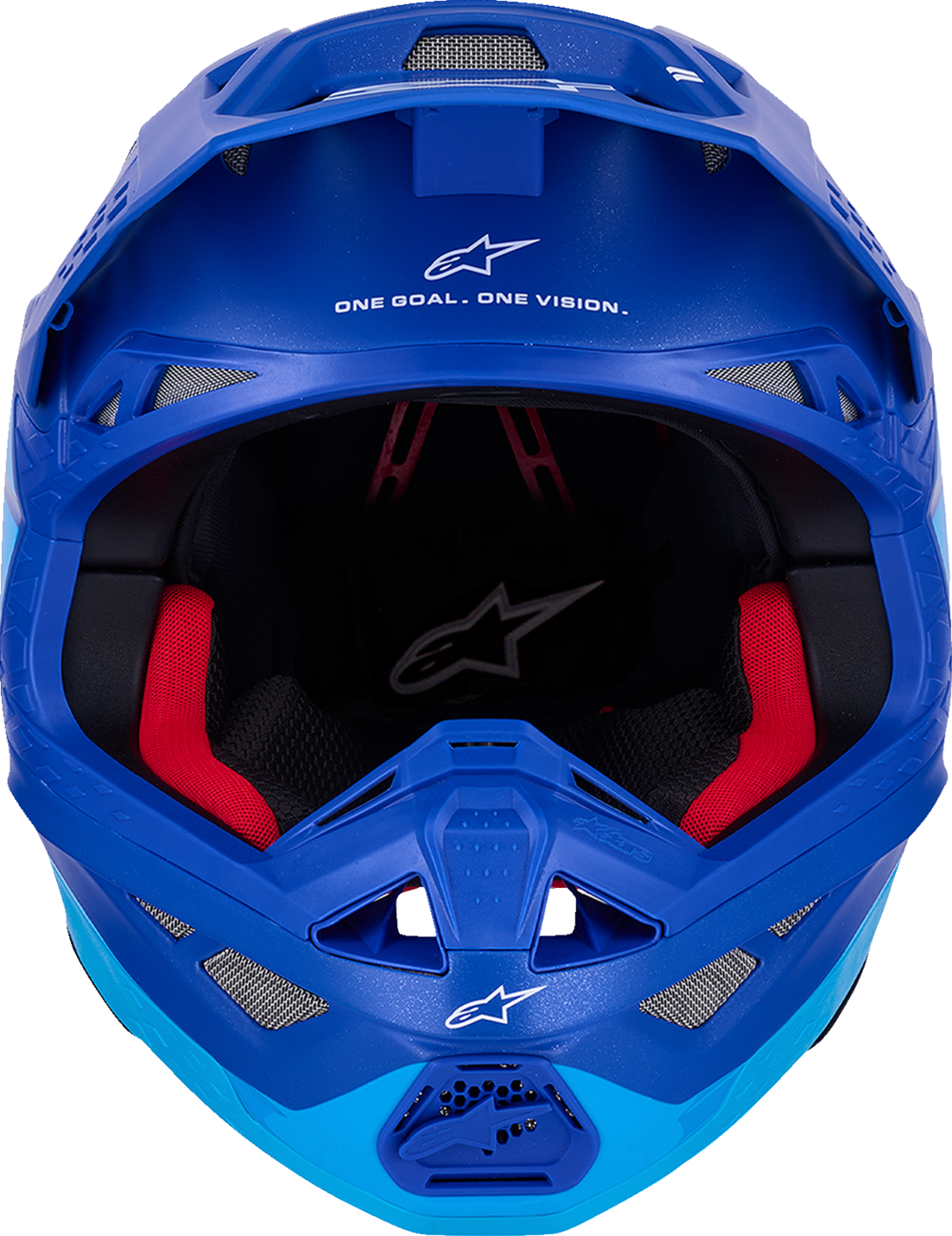 ALPINESTARS Supertech M10 Helmet - Flood - MIPS® - Blue/Black Carbon - Medium 8301023-7282-M