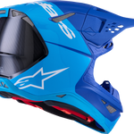 ALPINESTARS Supertech M10 Helmet - Flood - MIPS® - Blue/Black Carbon - Medium 8301023-7282-M