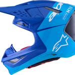 ALPINESTARS Supertech M10 Helmet - Flood - MIPS® - Blue/Black Carbon - Large 8301023-7282-L