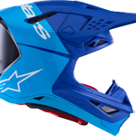 ALPINESTARS Supertech M10 Helmet - Flood - MIPS® - Blue/Black Carbon - XL 8301023-7282-XL