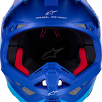 ALPINESTARS Supertech M10 Helmet - Flood - MIPS® - Blue/Black Carbon - 2XL 8301023-7282-XXL