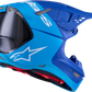 ALPINESTARS Supertech M10 Helmet - Flood - MIPS® - Blue/Black Carbon - 2XL 8301023-7282-XXL