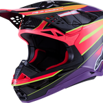 ALPINESTARS Supertech M10 Helmet - MIPS® - Era - Gloss Pink/Violet/Yellow Fluo - Small 8301223-3145-S