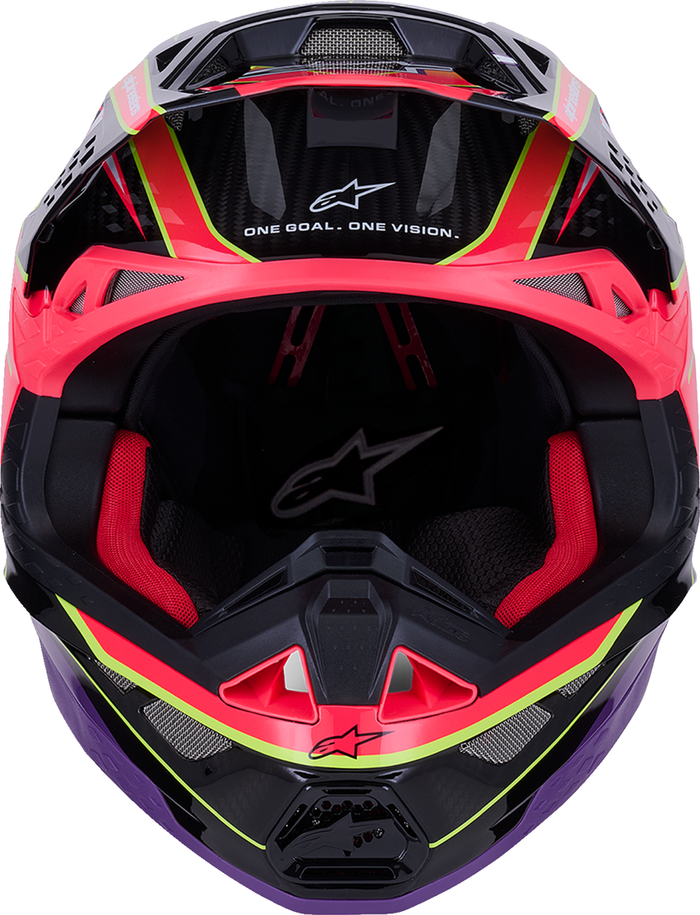ALPINESTARS Supertech M10 Helmet - MIPS® - Era - Gloss Pink/Violet/Yellow Fluo - Large 8301223-3145-L