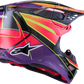 ALPINESTARS Supertech M10 Helmet - MIPS® - Era - Gloss Pink/Violet/Yellow Fluo - 2XL 8301223-3145-XXL
