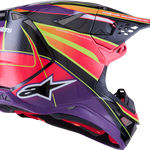 ALPINESTARS Supertech M10 Helmet - MIPS® - Era - Gloss Pink/Violet/Yellow Fluo - 2XL 8301223-3145-XXL