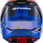ALPINESTARS Supertech M10 Helmet - MIPS® - Era - Gloss Blue/Red/Yellow Fluo - XS 8301223-7356-XS