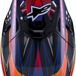 ALPINESTARS Supertech M10 Helmet - MIPS® - Era - Gloss Blue/Red/Yellow Fluo - Small 8301223-7356-S