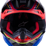 ALPINESTARS Supertech M10 Helmet - MIPS® - Era - Gloss Blue/Red/Yellow Fluo - Medium 8301223-7356-M