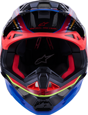 ALPINESTARS Supertech M10 Helmet - MIPS® - Era - Gloss Blue/Red/Yellow Fluo - XL 8301223-7356-XL