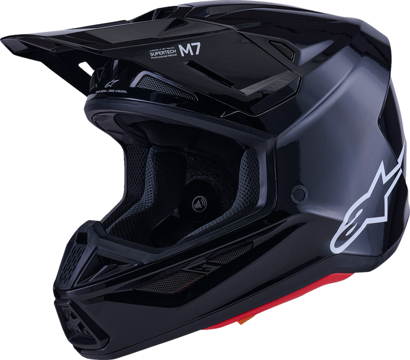 ALPINESTARS SM7 Helmet - Solid - Gloss Black - Large 8301426-1180-L