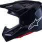 ALPINESTARS SM7 Helmet - Solid - Gloss Black - Small 8301426-1180-S