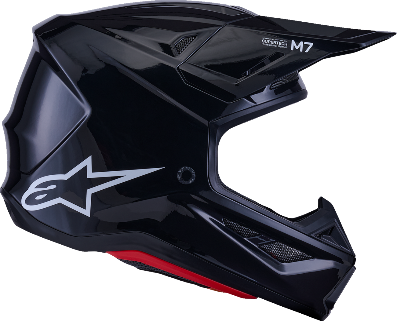 ALPINESTARS SM7 Helmet - Solid - Gloss Black - Medium 8301426-1180-M