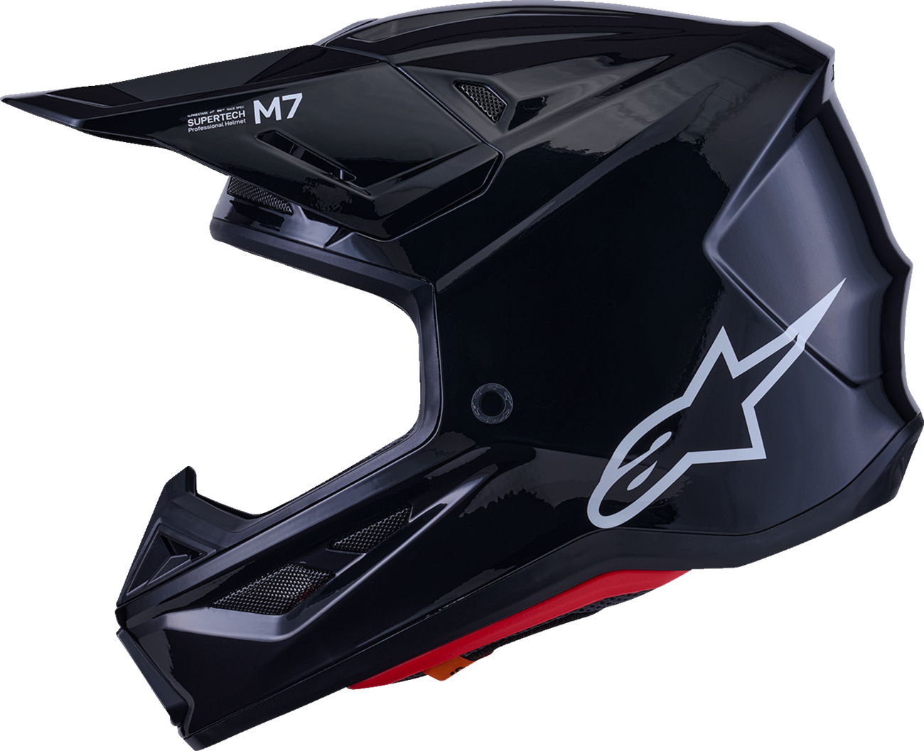 ALPINESTARS SM7 Helmet - Solid - Gloss Black - Medium 8301426-1180-M
