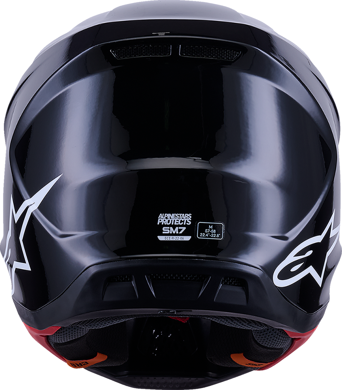 ALPINESTARS SM7 Helmet - Solid - Gloss Black - Large 8301426-1180-L