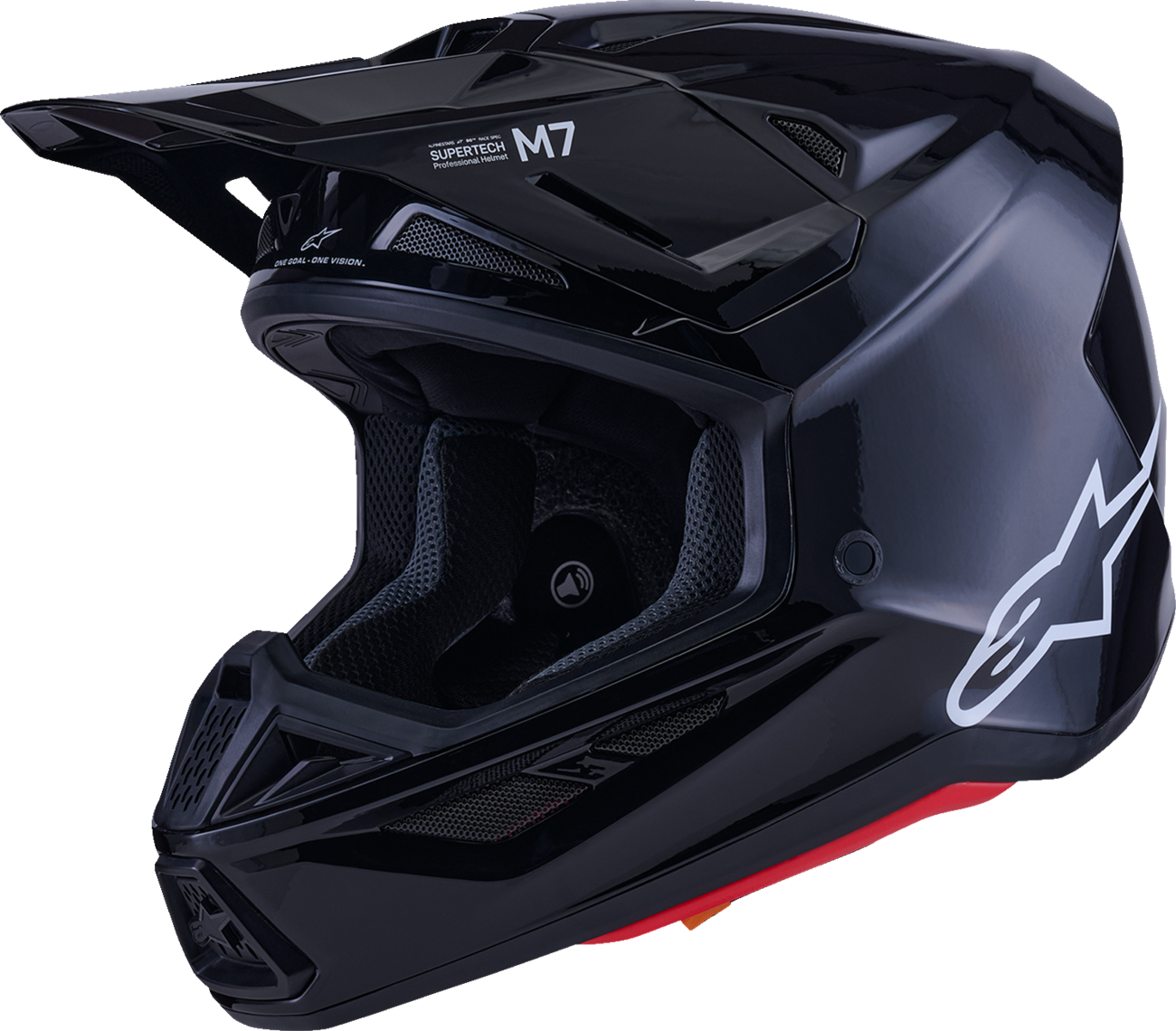 ALPINESTARS SM7 Helmet - Solid - Gloss Black - XL 8301426-1180-XL