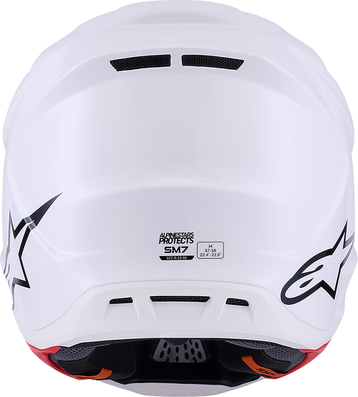 ALPINESTARS SM7 Helmet - Solid - Gloss White - Large 8301426-2180-L