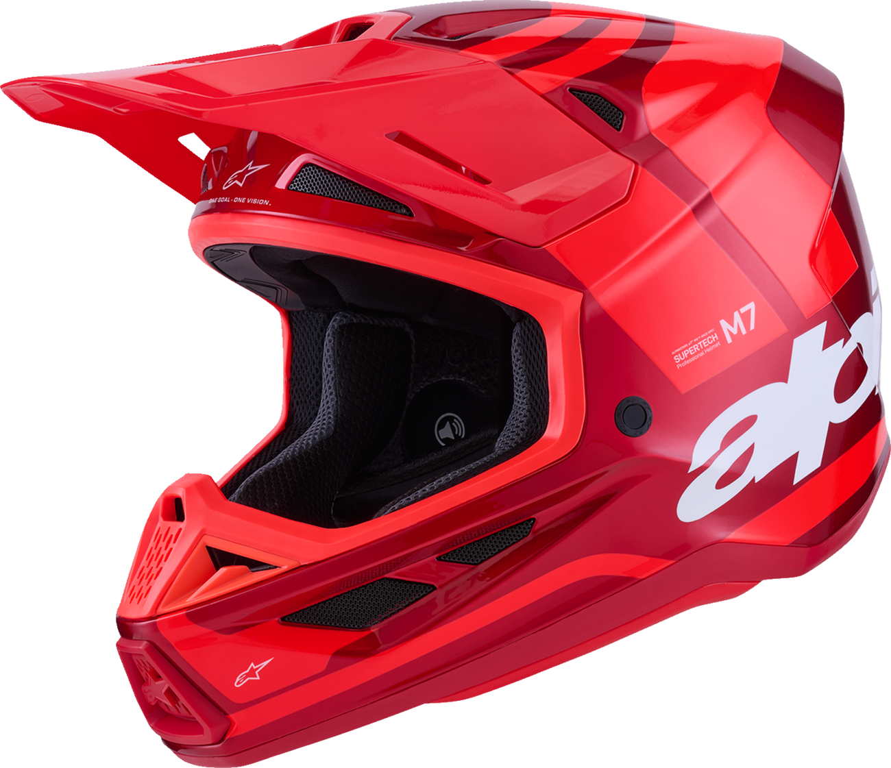 ALPINESTARS SM7 Helmet - Core - Gloss Red - Small 8301826-3127-S