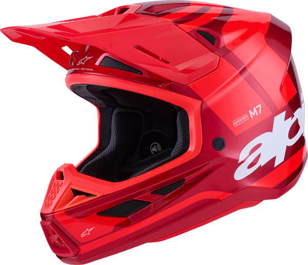 ALPINESTARS SM7 Helmet - Core - Gloss Red - Medium 8301826-3127-M