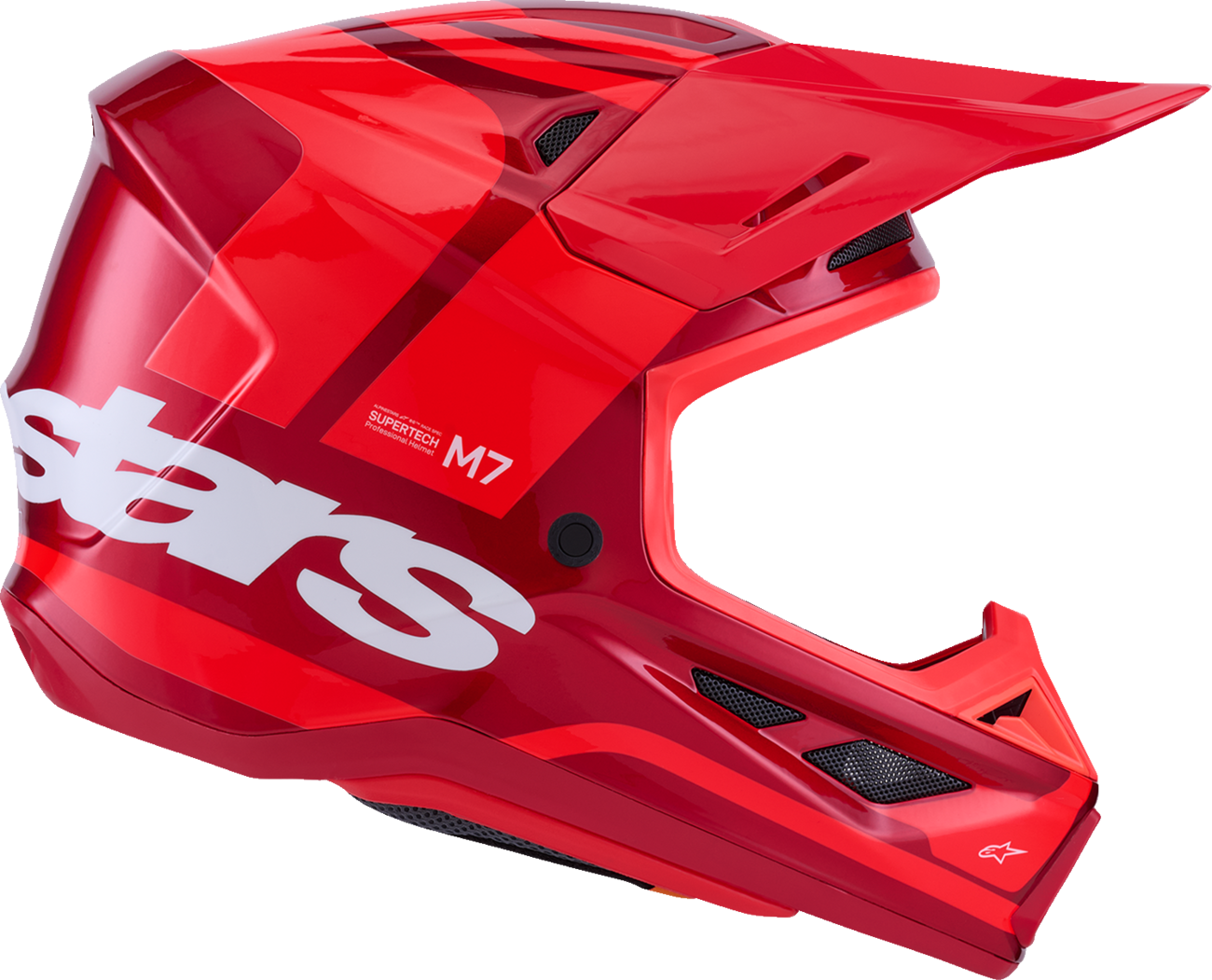 ALPINESTARS SM7 Helmet - Core - Gloss Red - Medium 8301826-3127-M