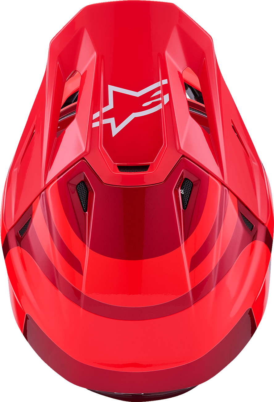 ALPINESTARS SM7 Helmet - Core - Gloss Red - Medium 8301826-3127-M