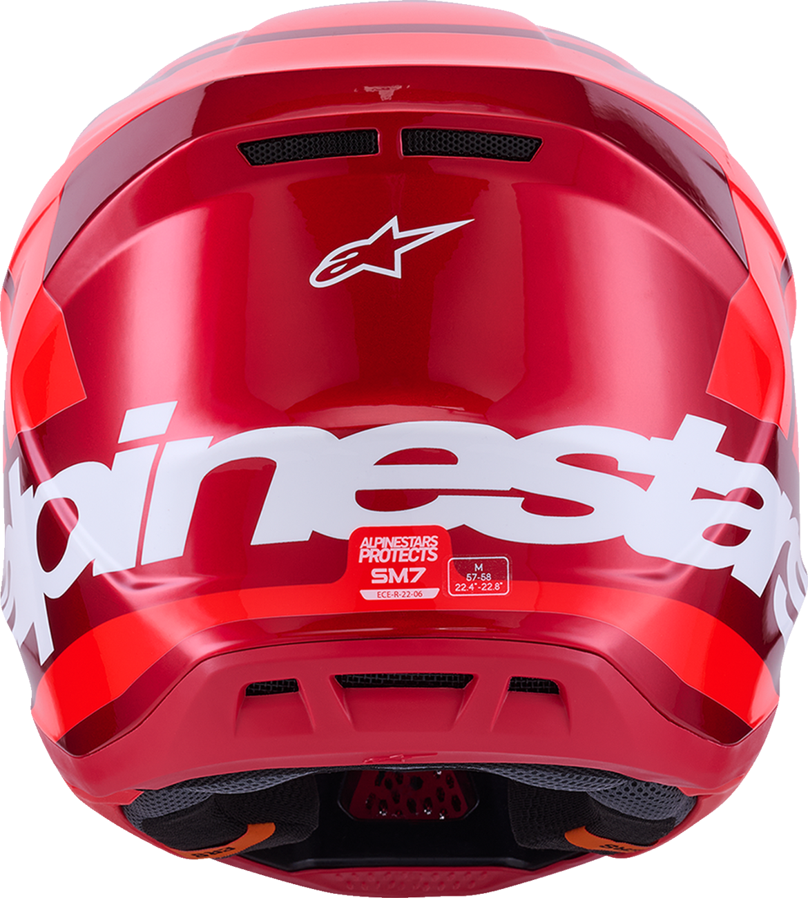 ALPINESTARS SM7 Helmet - Core - Gloss Red - Large 8301826-3127-L